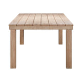 Cassie Natural Outdoor Rectangular Dining Table (75"-108")