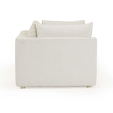 Hangover 81" Cream Outdoor Modular Loveseat