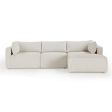 Hangover 4-Piece Cream Outdoor Modular Sectional