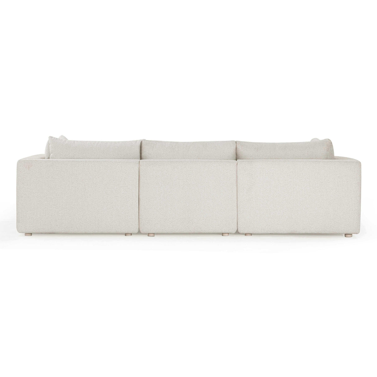 Hangover 4-Piece Cream Outdoor Modular Sectional