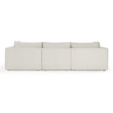Hangover 4-Piece Cream Outdoor Modular Sectional