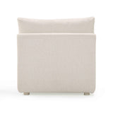 Hangover Cream Performance Fabric Outdoor Modular Armless Chair - View 5