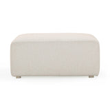 Hangover Cream Outdoor Ottoman