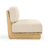 Reavan Cream Outdoor Lounge Chair