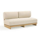 Reavan 67" Cream Outdoor Lounge Sofa