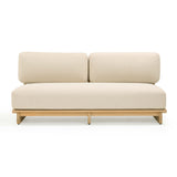 Reavan 67" Cream Outdoor Lounge Sofa