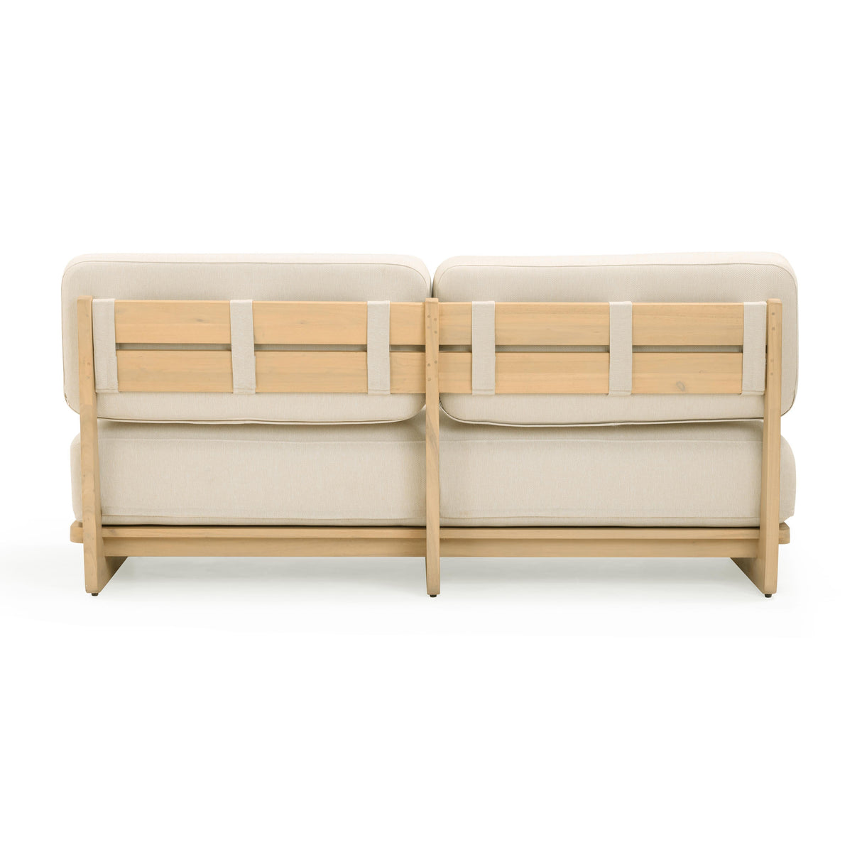 Reavan 67" Cream Outdoor Lounge Sofa