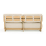 Reavan 67" Cream Outdoor Lounge Sofa