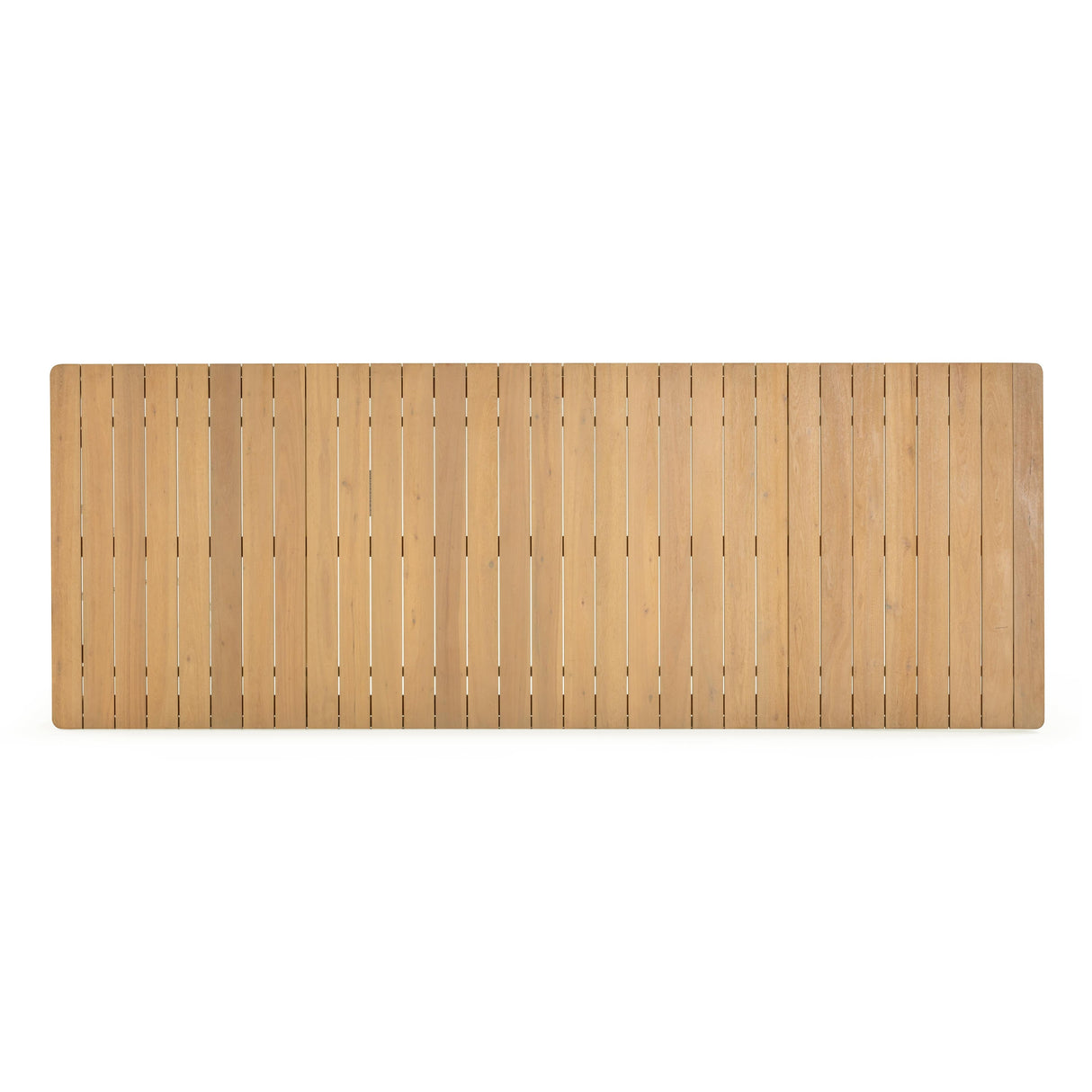 Sardinia 95" Light Teak Outdoor Rectangular Dining Table