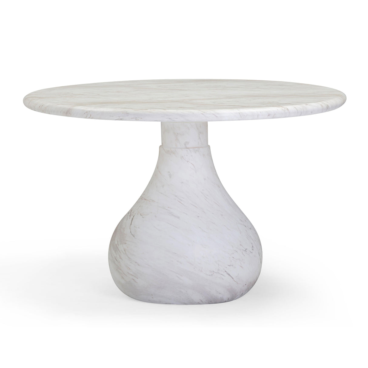 Smooch 47" Concrete Indoor / Outdoor Round Dining Table