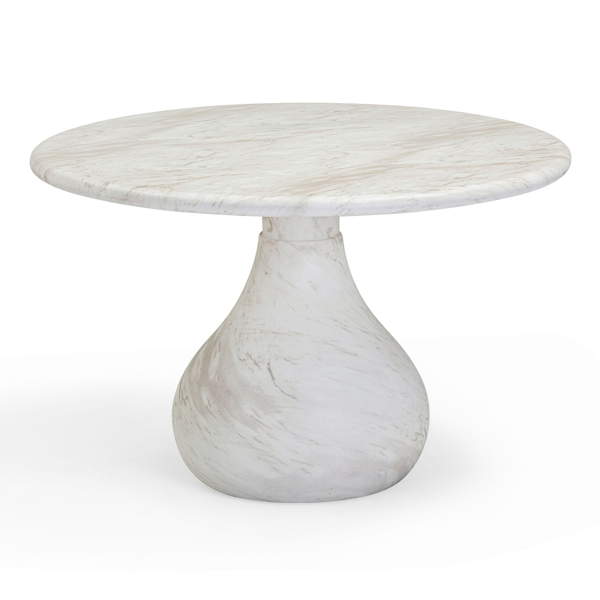 Smooch 47" Concrete Indoor / Outdoor Round Dining Table