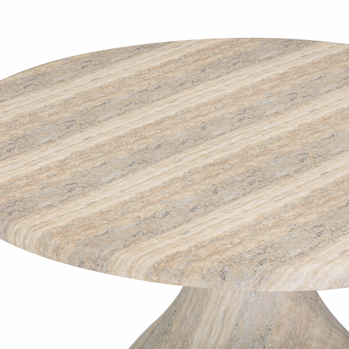 Smooch 47" Concrete Indoor / Outdoor Round Dining Table