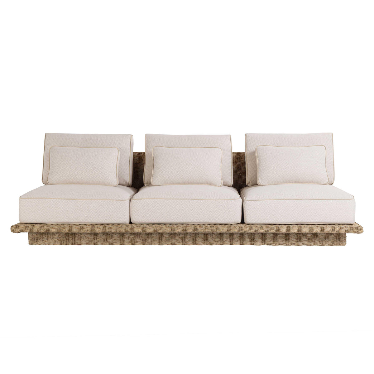 Mora Cream Outdoor Sofa (65"-96") - View 1