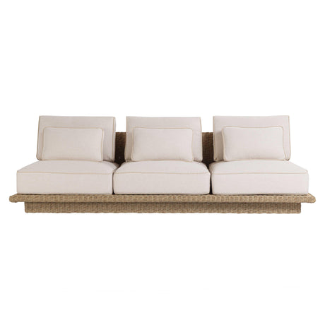 Mora Cream Outdoor Sofa (65"-96") - View 2
