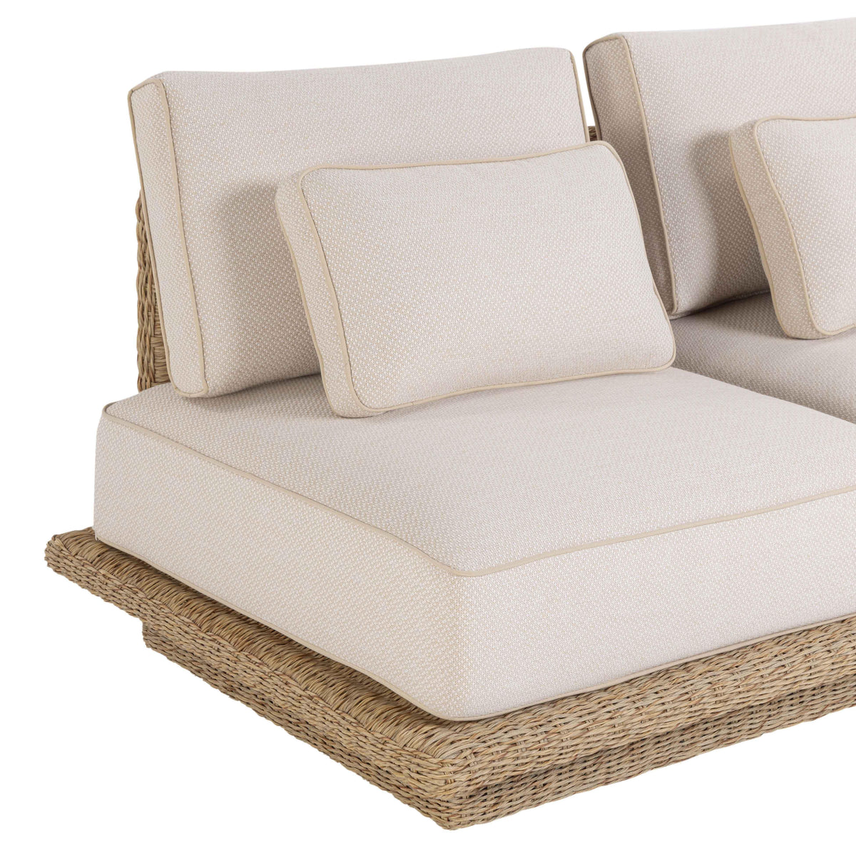 Mora Cream Outdoor Sofa (65"-96") - View 7