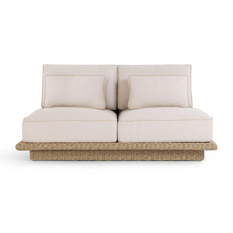 Mora Cream Outdoor Sofa (65"-96") - View 10