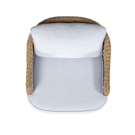 Axel Boucle Outdoor Accent Chair - View 15