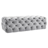 Kaylee 49" Velvet Ottoman