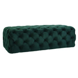 Kaylee 49" Velvet Ottoman