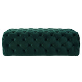 Kaylee 49" Velvet Ottoman