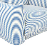 Saint Tropez Striped Stuffed Indoor / Outdoor Armchair