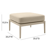 Kapri Outdoor Ottoman