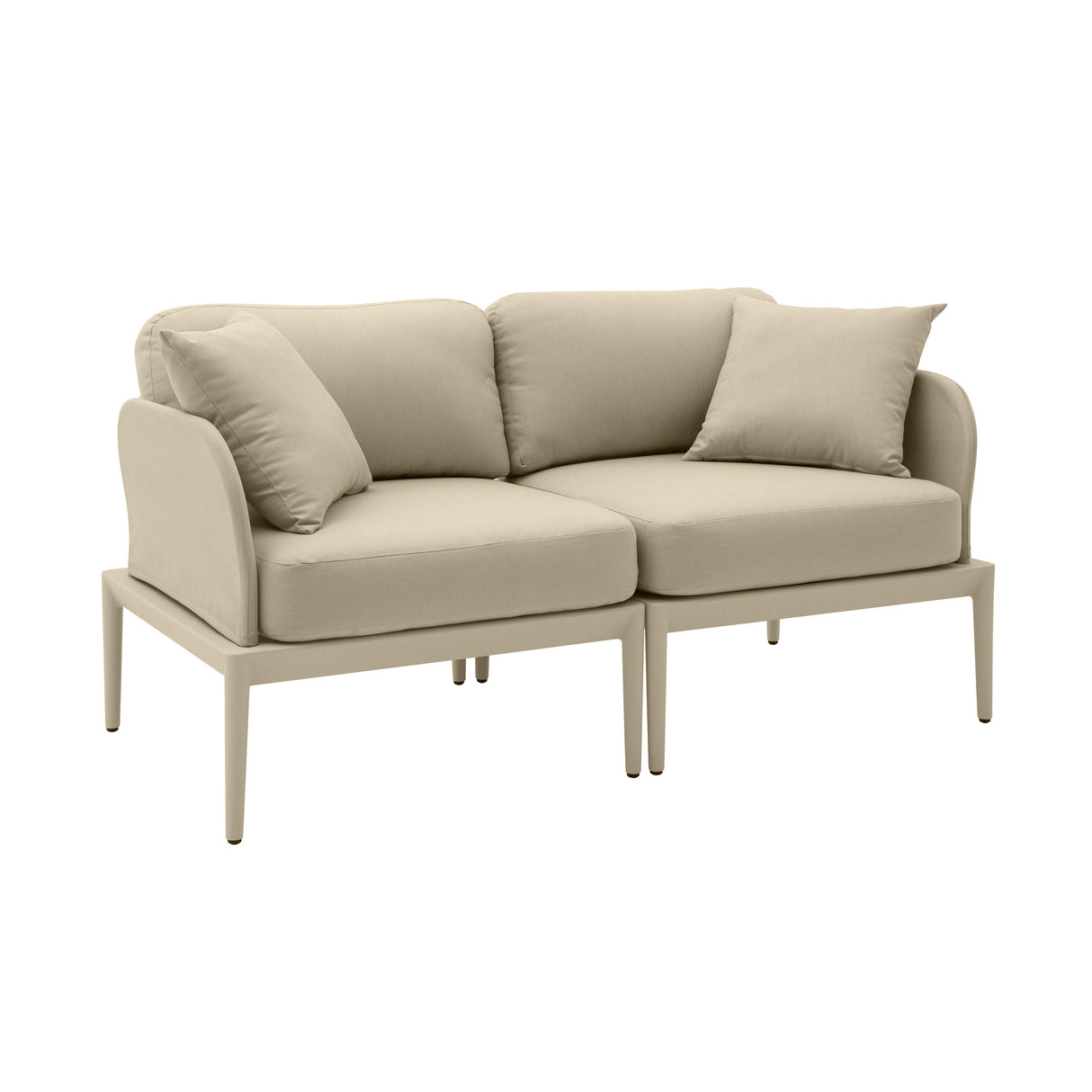 Kapri 55" Modular Outdoor Loveseat