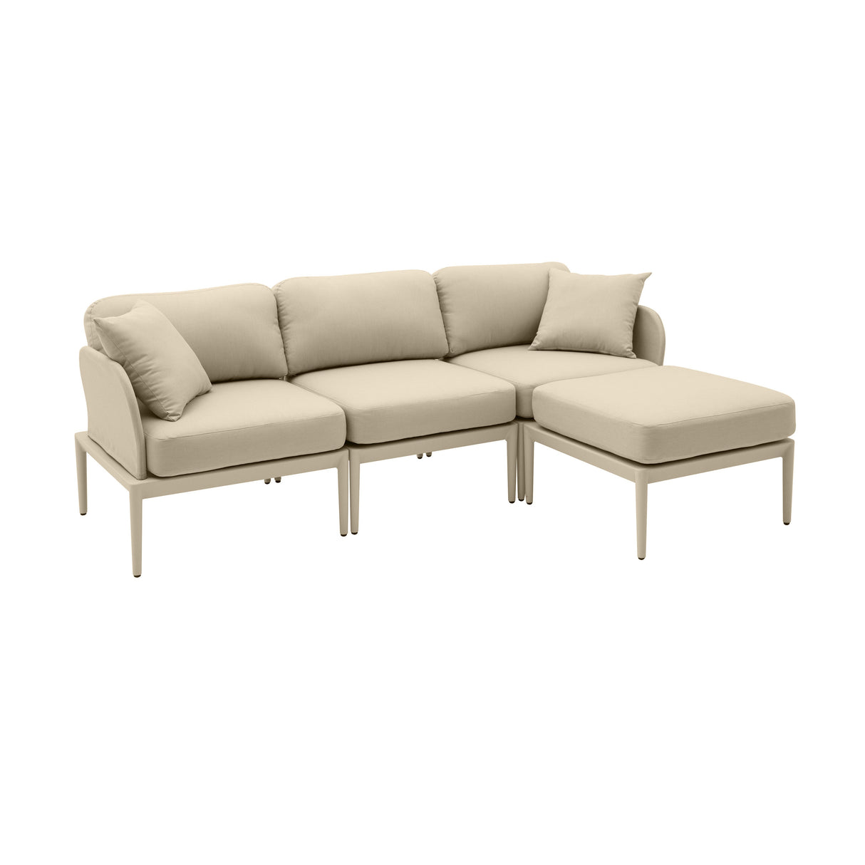 Kapri 4-Piece Modular Outdoor Sectional