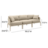 Kapri 80" Modular Outdoor Sofa