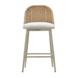 Alexa Performance Fabric Outdoor Stool
