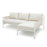 Dunes 2-Piece Cream Outdoor L-Shaped Sectional