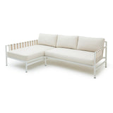 Dunes 2-Piece Cream Outdoor L-Shaped Sectional