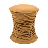 Bounce Ruched Velvet Adjustable Ottoman