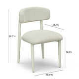 Annika Textured Outdoor Dining Side Chair