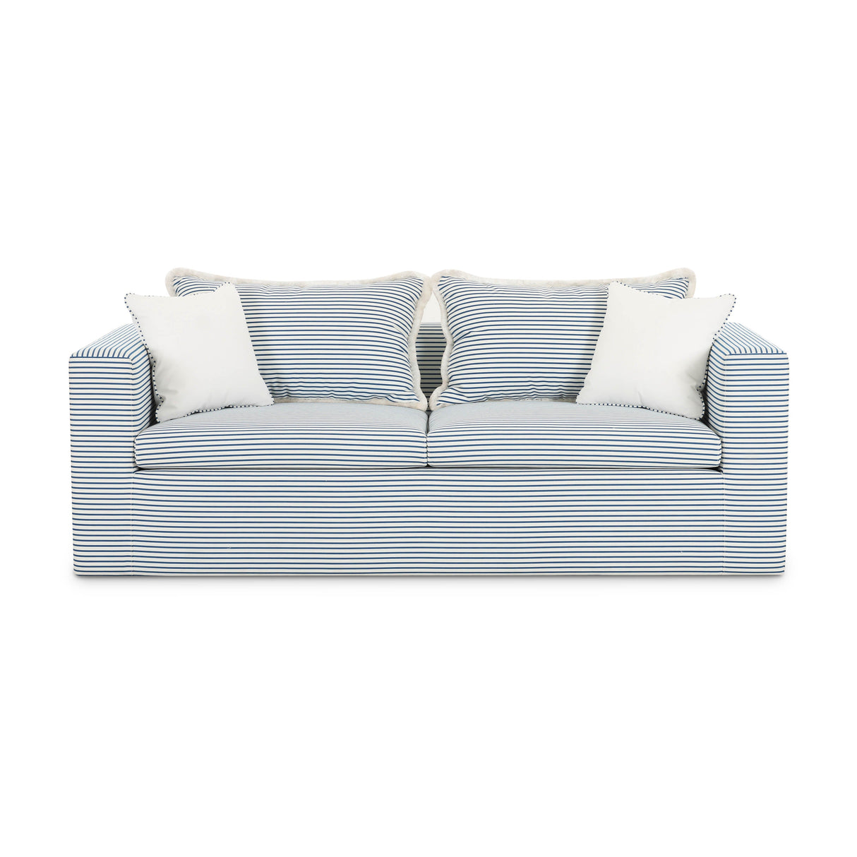 Salty 84.5" Striped Outdoor Sofa