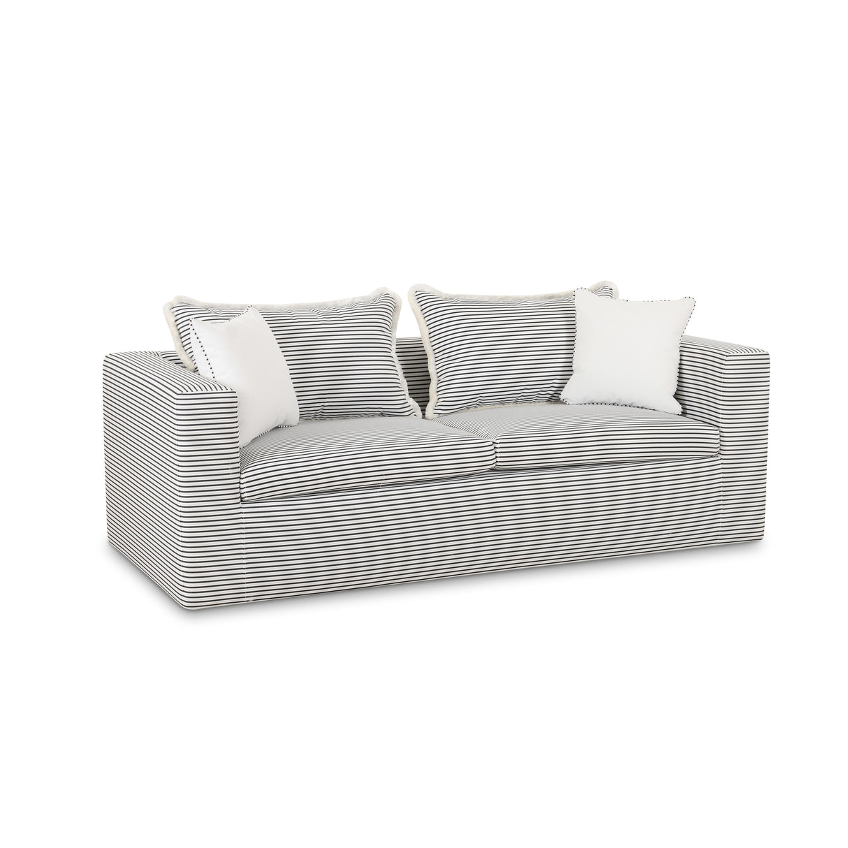 Salty 84.5" Striped Outdoor Sofa