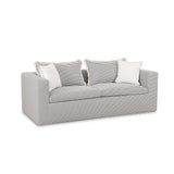 Salty 84.5" Striped Outdoor Sofa