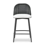 Alexa Performance Fabric Outdoor Stool