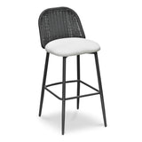 Alexa Performance Fabric Outdoor Stool