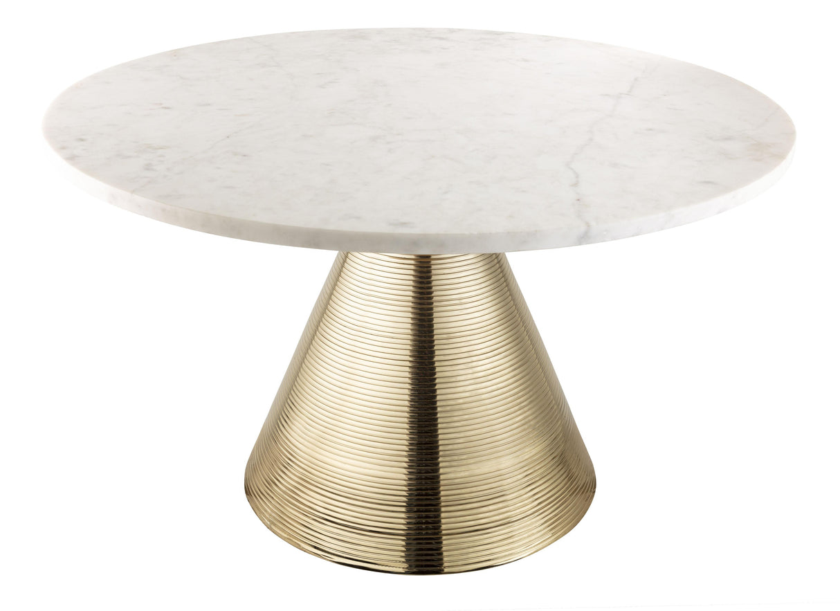 Tempo 30" Marble Round Coffee Table