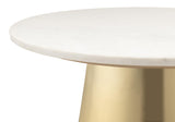 Bleeker 31" Marble Round Coffee Table