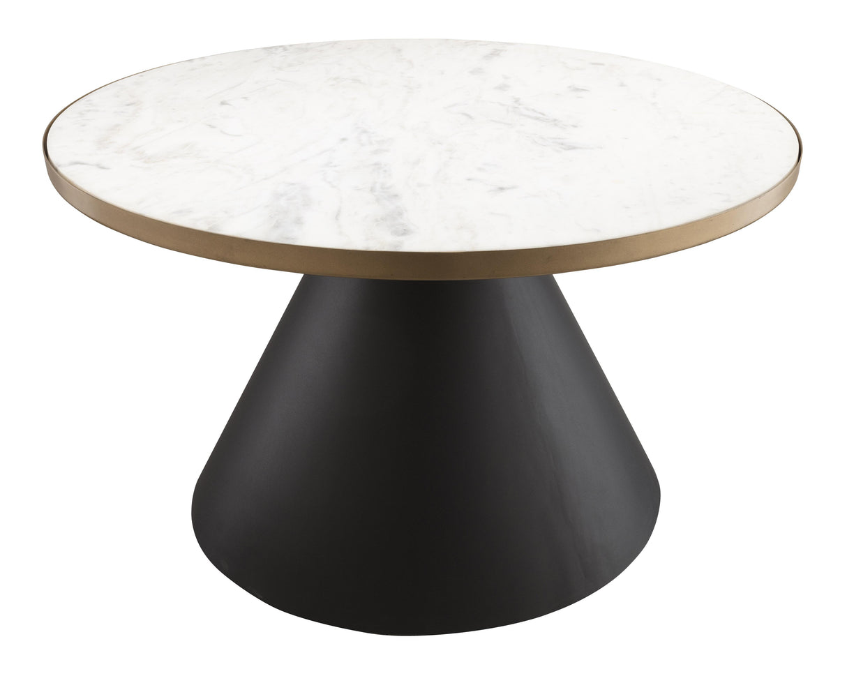 Richard 27" Marble Round Coffee Table