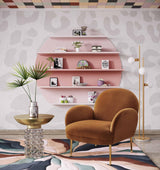 Bubble Glass and Brass Side Table