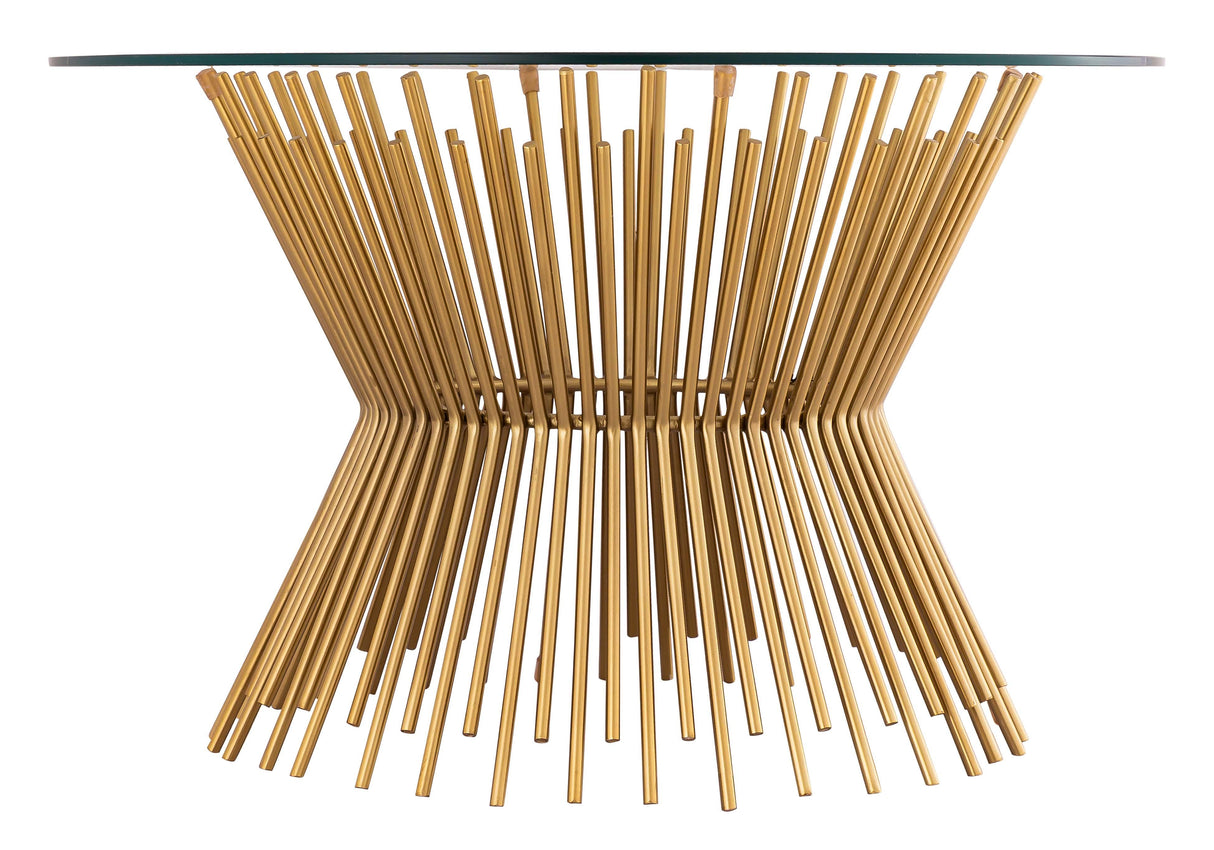 Grace 30" Glass Round Coffee Table