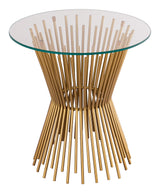 Grace Glass Round Side Table