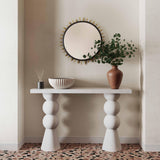 Lupita 53" White Console Table