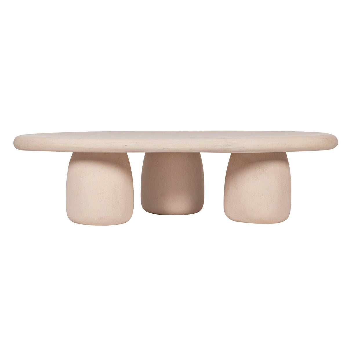 Rahul 59" Cream Coffee Table