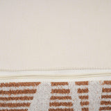 Ember Natural and Cream Woven Pouf