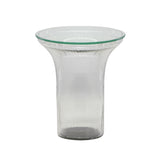 Cassandra Glass Flared Side Table