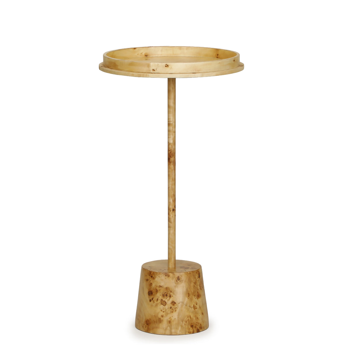 Destin Natural Burl Contract-Grade Side Table - View 3